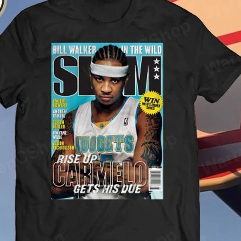 Carmelo Anthony Slam Cover Vintage T-shirt, Carmelo Anthony Shirt, Gift For Fan